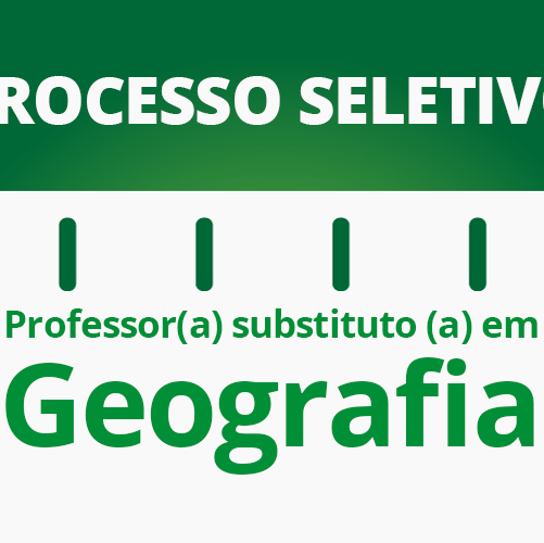 #26777 IFRN abre processo seletivo para professor substituto de Geografia