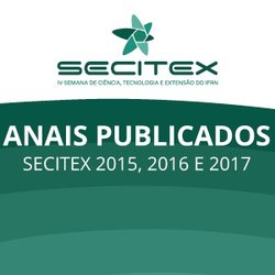 #27188 Editora IFRN lança anais da Secitex 2015, 2016 e 2017 