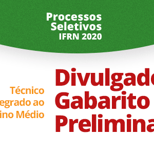 #27539 Divulgado Gabarito Preliminar e Caderno de Prova
