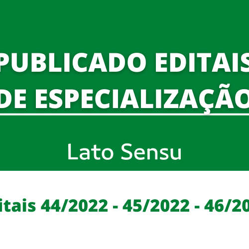 #27790 IFRN publica três editais para especialização