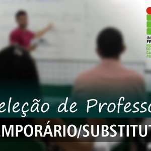 #27799 Abertas inscrições para seleção de professores substitutos/temporários