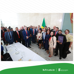 #28068 Reitor do IFRN participa de encontro com o presidente da República, em Brasília