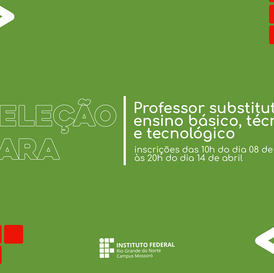 #28251 Abertas inscrições para professor substituto na disciplina de Sistema da Informação
