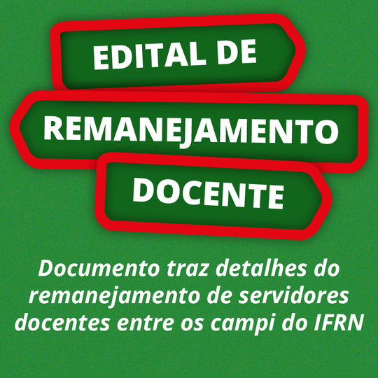 #28353 Pró-Reitoria divulga editais de remanejamento