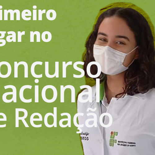 #28469 Estudante do IFRN conquista 1º lugar em concurso nacional de redação