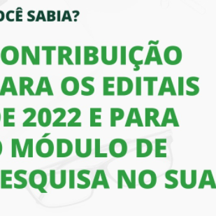 #28489 Pesquisadores do IFRN poderão contribuir para editais de 2022