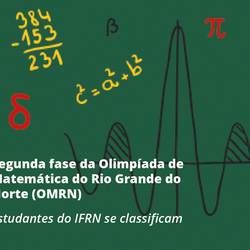 #28499 Estudantes do IFRN se classificam para segunda fase da Olimpíada de Matemática