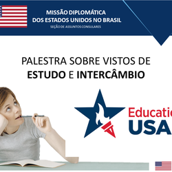 #28512 IFRN realiza palestra sobre vistos e ensino superior nos EUA