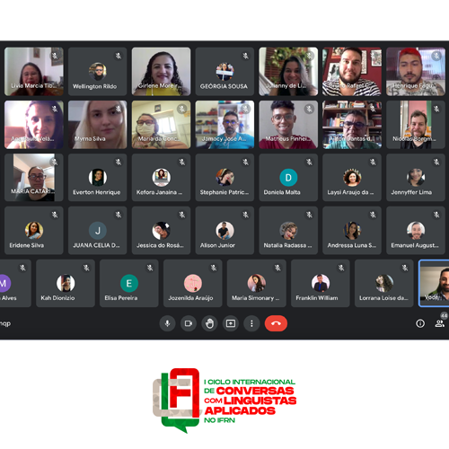 #28600 IFRN promove I Ciclo Internacional de Conversas com Linguistas Aplicados