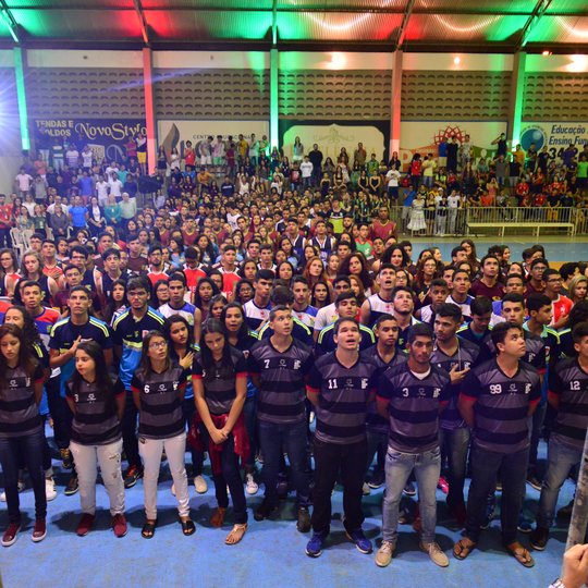 #28866 Cerimônia de abertura do Intercampi lota ginásio de Currais Novos