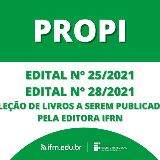 #28909 Editora IFRN lança editais para seleção de textos sobre a educação durante a pandemia