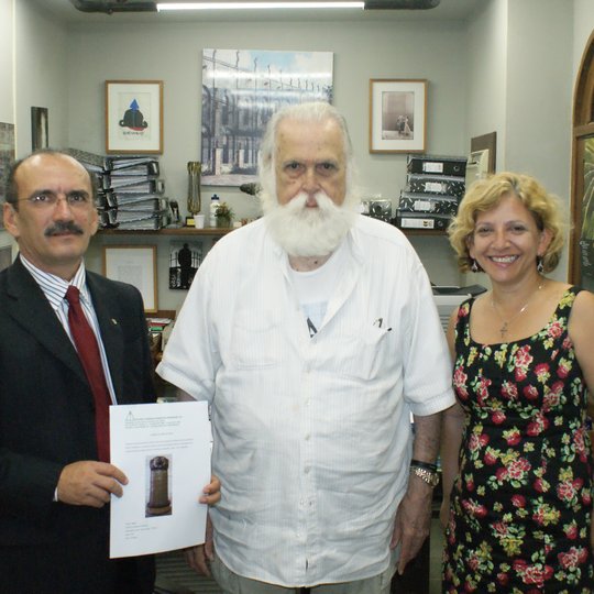 #29070 IFRN recebe escultura de Francisco Brennand