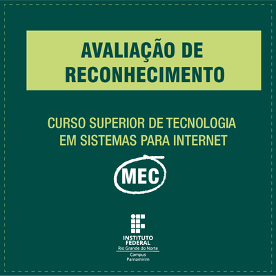 #29442 Curso de Tecnologia em Sistemas para Internet será avaliado pelo MEC