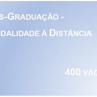 #29473 Inscrições para especialização em Tecnologias Educacionais e Educação à Distância' e 'Educação Inclusiva' são prorrogadas