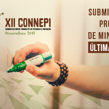 #29525 Última semana para submissão de minicursos