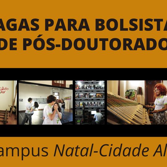 #29541 IFRN oferta vagas para bolsistas de pós-doutorado