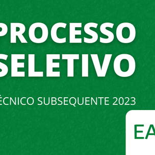 #29613 Divulgado o resultado da seleção para cursos subsequentes EaD