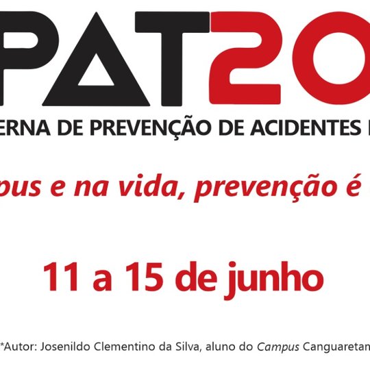 #29706 Semana Interna de Prevenção de Acidentes de Trabalho ocorre entre os dias 11 e 15/06