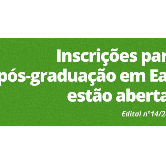 #29724 Inscrições para pós-graduação em EaD estão abertas