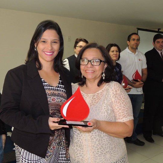 #29829 IFRN recebe Troféu Hemoatitude por contribuição com a doação de sangue