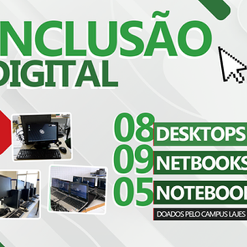 #29934 Campus Avançado Lajes realiza entrega de computadores, através de doações