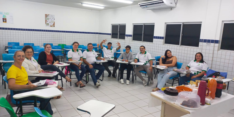 Sarau Literário EJA / Foto: disponibilizada por Natasha Centenaro