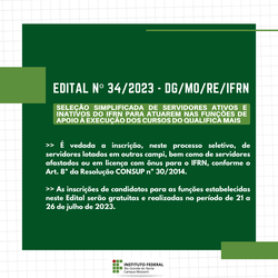 EDITAL PRONATEC Nº 07/2023