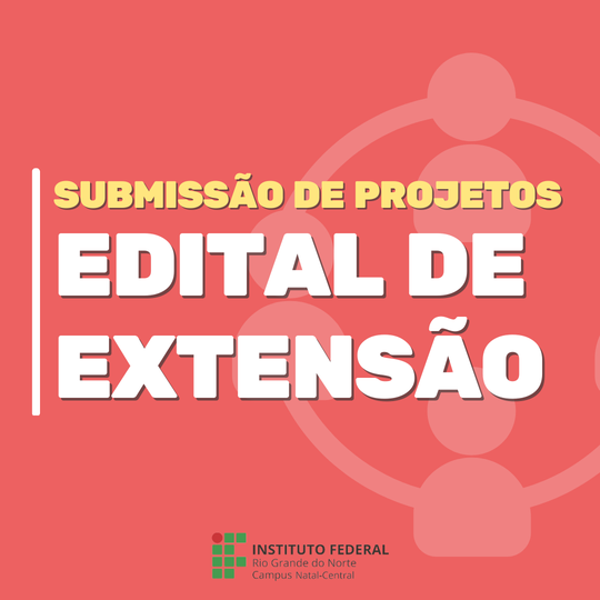 EDITAL DE EXTENSÃO