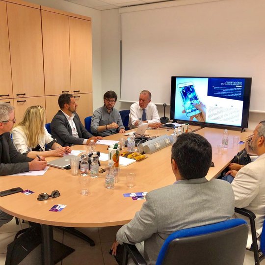 #30004 Em visita à Itália, pesquisadores do IFRN discutem diagnóstico precoce do câncer