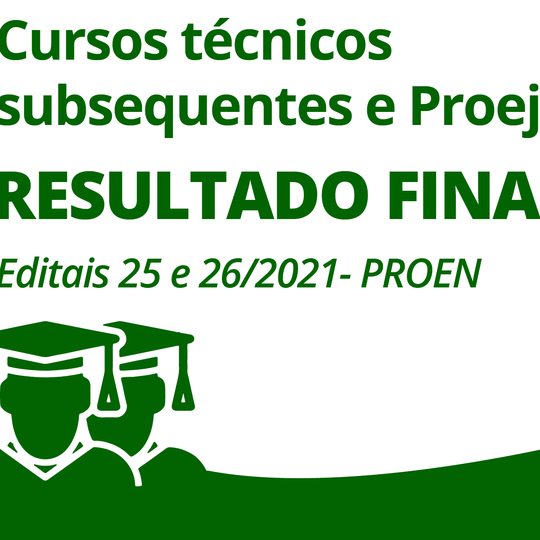 #30054 Resultado final para vagas remanescentes em cursos técnicos