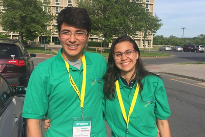 Caio e Júlia participam de 12 a 16 de junho da Genius Olympiad, que acontece em Nova Iorque