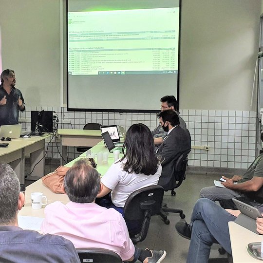#30145 Reitor pro tempore se reúne com gestão do Campus Mossoró 