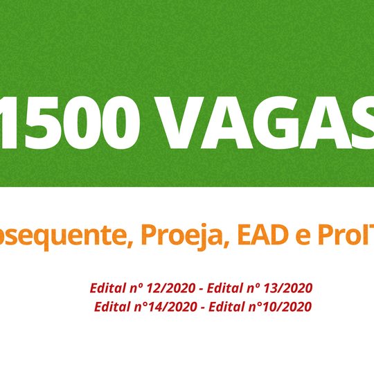 #30296 IFRN oferta mais de 1500 vagas para cursos gratuitos