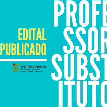 #30361 Publicado edital de seleção para professor substituto