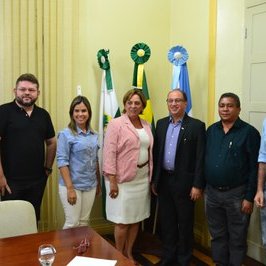 #30549 Reitor e Diretor-Geral visitam Prefeitura Municipal de Mossoró