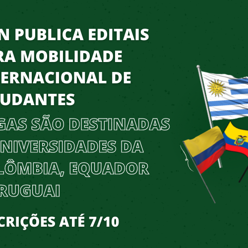 #30866 IFRN publica editais para mobilidade internacional de estudantes