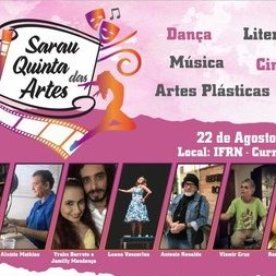 #30914 IFRN recebe o Sarau Quinta das Artes