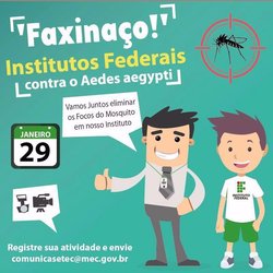 #30929 IFRN participa nesta sexta (29) de campanha para o enfrentamento do Aedes Aegypt