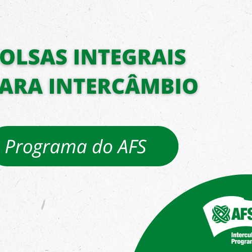#30959 Programa AFS oferece bolsas de intercâmbio