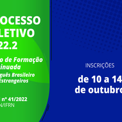 #31062 Inscrições abertas para Cursos de Português Brasileiro para Estrangeiros