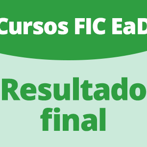 #31115 Divulgado resultado final para vagas em cursos de Formação Inicial e Continuada