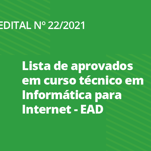 #31135 IFRN divulga lista de aprovados em Curso Técnico Subsequente