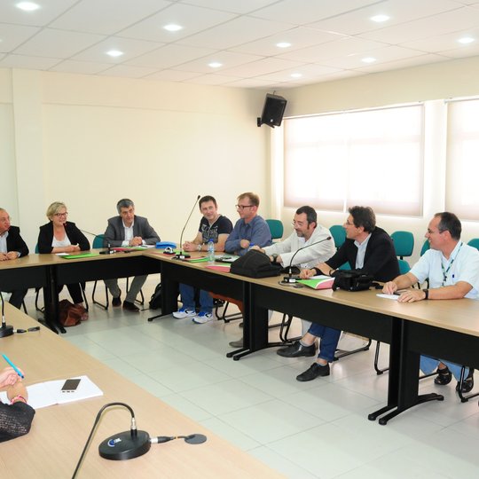 #31144 Reitoria recebe comitiva de franceses