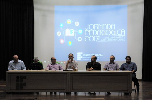 Abertura da Jornada Pedagógica no Campus Nata-Central. Foto: Jônatas Moura