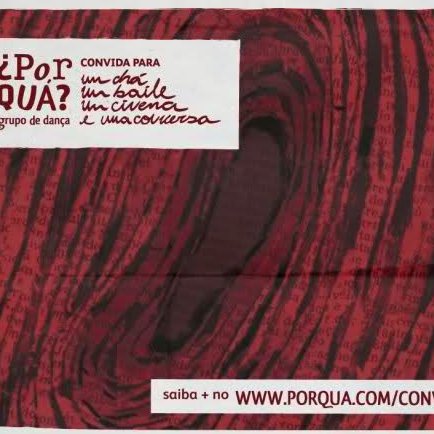 #31490 ¿por quá? convida para: um chá, um baile, um cinema e uma conversa 
