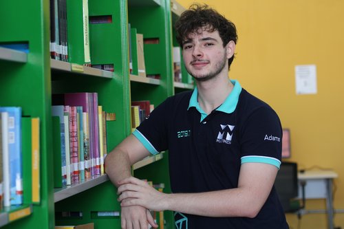 Pedro Adams Vilela está em seu último ano como estudante do curso Integrado em Multimídia