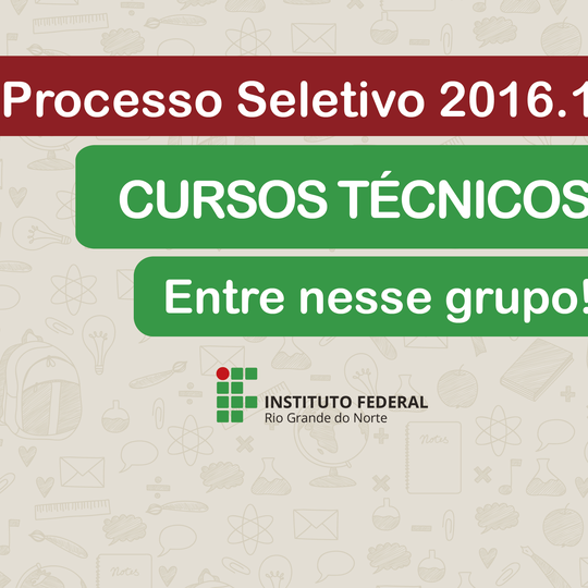 #31690 IFRN lança editais com mais de mil vagas para cursos técnicos