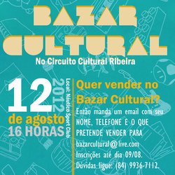 #31704 Bazar Cultural no Circuito Cultural Ribeira