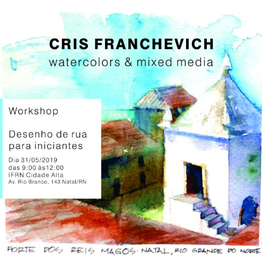 #31774 Abertas inscrições para Workshop de desenho de rua