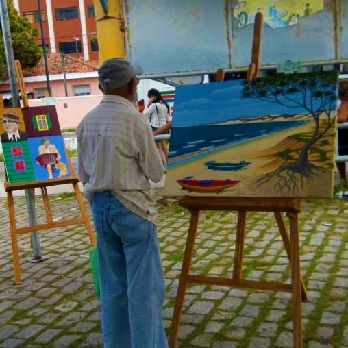 #31841 Galeria Itinerante realiza pintura ao vivo durante exposição